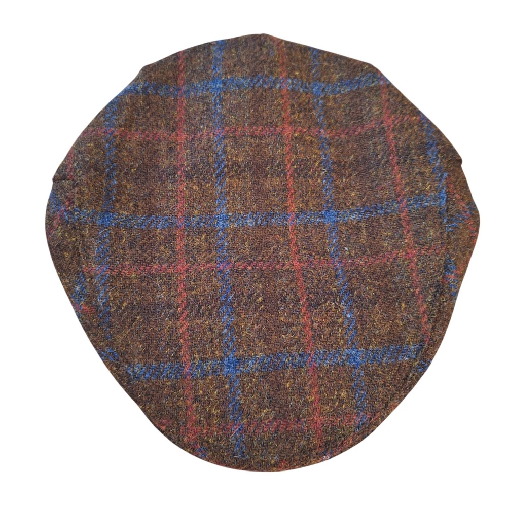 Glen Appin Scotland Harris Tweed Wool Newsboy Cap Hat Peaky Blinders Ivy League